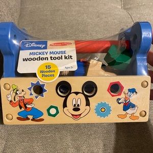 BRAND NEW Melissa & Doug Mickey Mouse wooden tool set